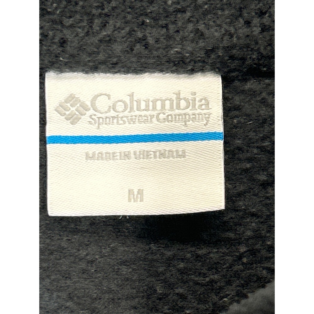 Columbia Fleece Vest Womens M Charcoal Gray Full‎ Zip Pockets - Picture 3 of 6